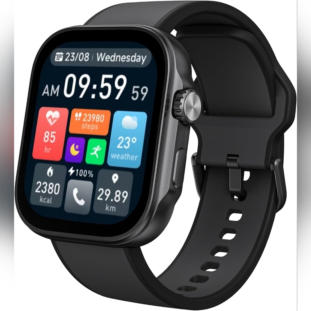 New GCZ Smart Watch, AI Voice Control, Waterproof, Android & iOS